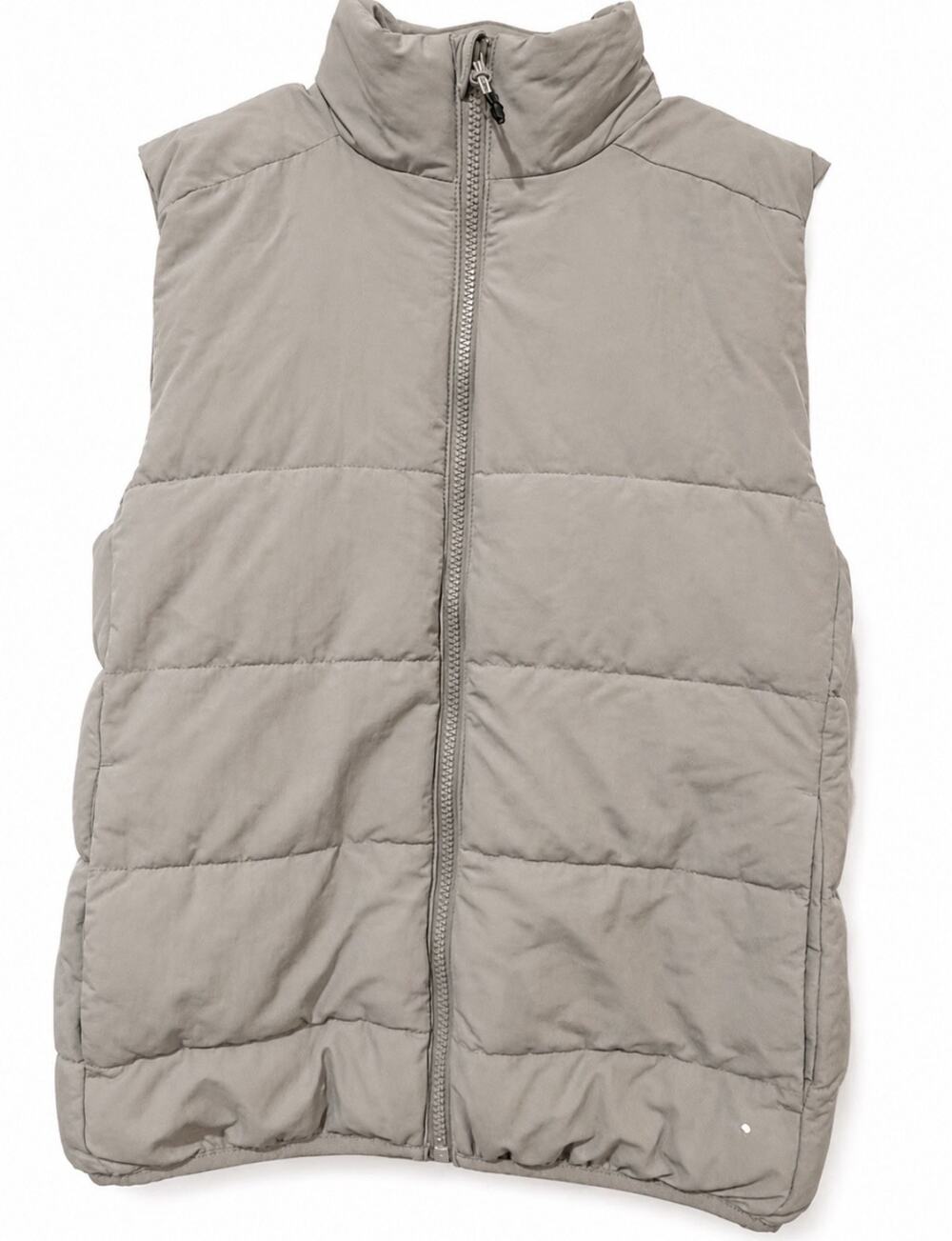 NWT Antigua Women’s Experience Puff Vest XS Gray Full Zip Puffer Lightweight